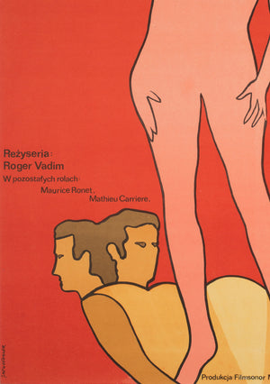 Don Juan, or If Don Juan Were a Woman 1975 Polish A1 Film Poster, Neugebauer - detail