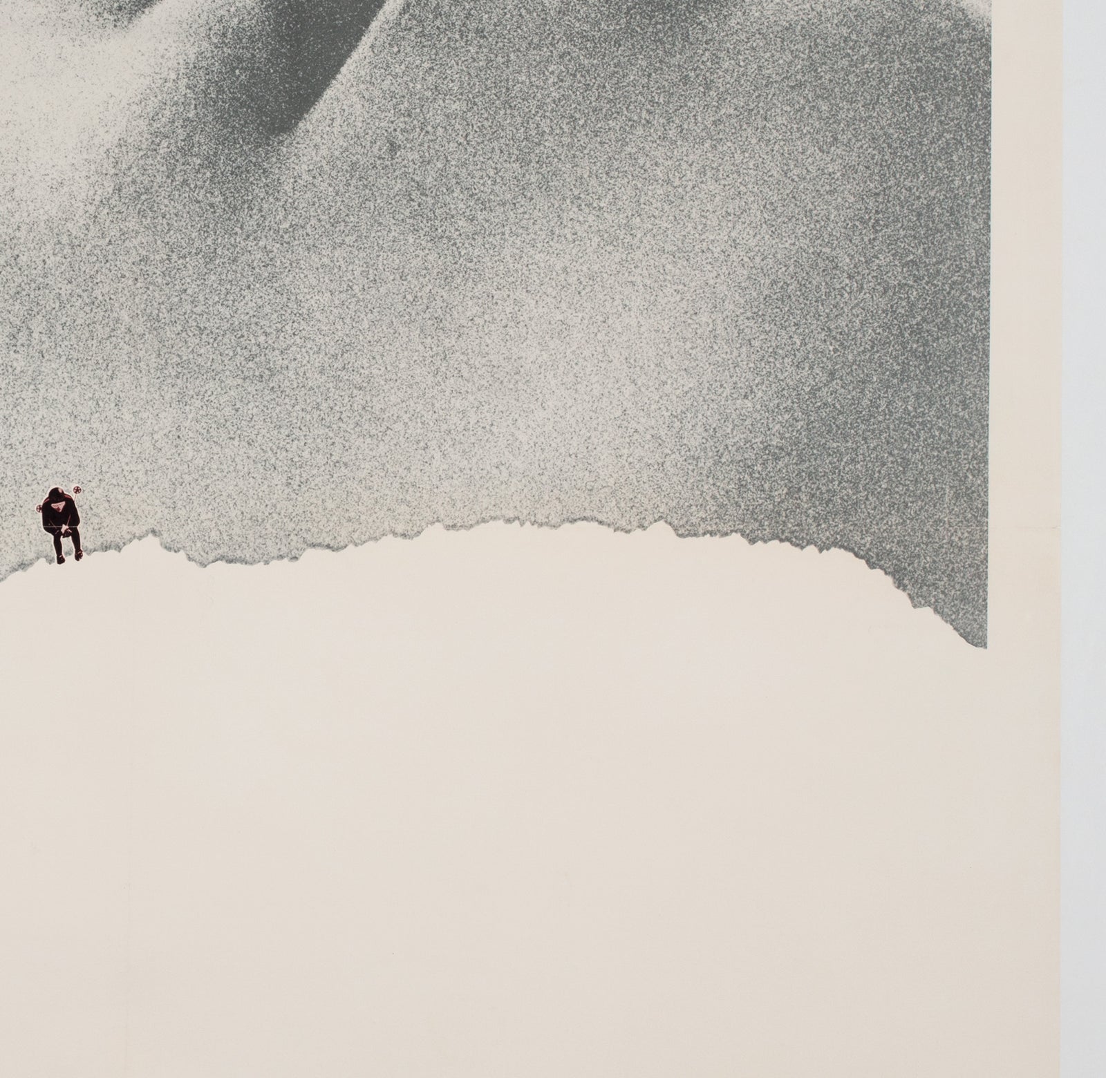 Downhill Racer 1969 US 1 Sheet Film Poster - detail