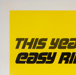 Easy Rider 1969 US 1 Sheet Style C Film Poster