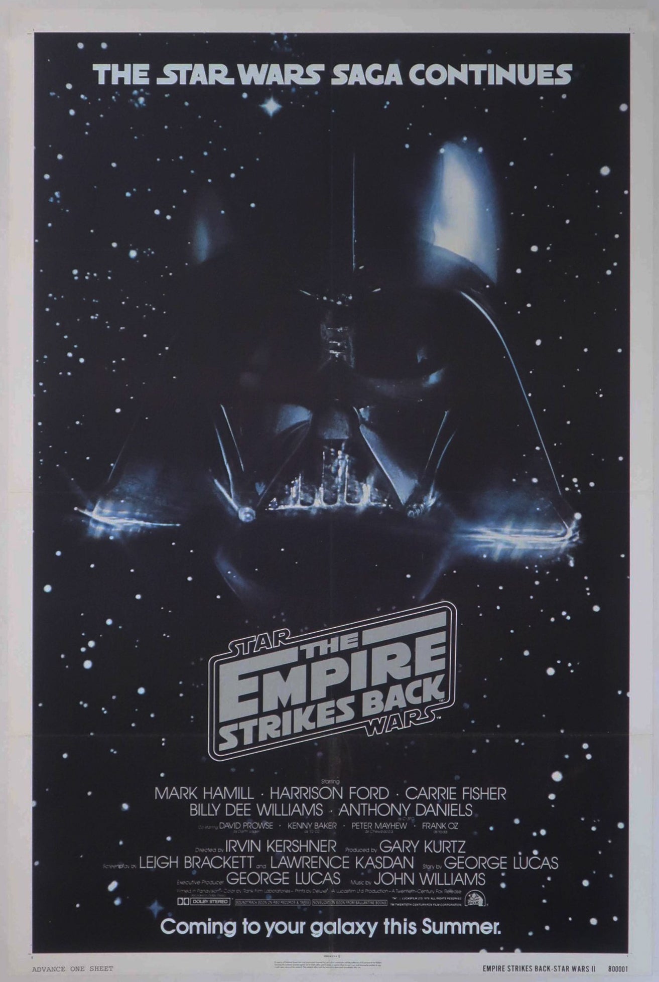 The Strikes Back 1980 US 1 Sheet Advance Film Poster