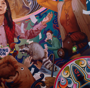 Everything Everywhere All At Once 2022 International Advance 1 Sheet Film Movie Poster, James Jean - detail