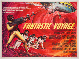 Fantastic Voyage 1966 UK Quad Film Movie Poster, Beauvais
