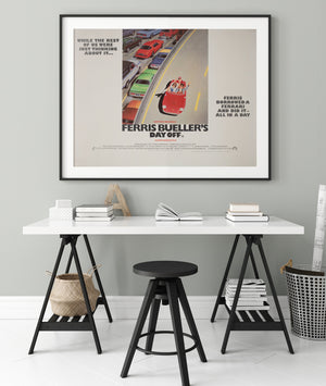 Ferris Bueller's Day Off 1986 UK Quad Film Movie Poster