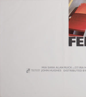 Ferris Bueller's Day Off 1986 UK Quad Film Movie Poster - detail