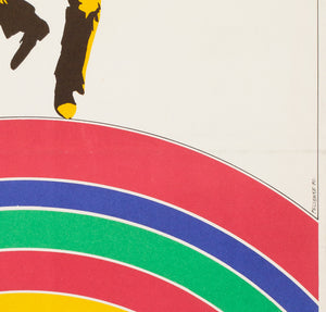 Finian's Rainbow 1970 Hungarian Film Poster, Pecsenke - detail