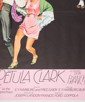 Finian's Rainbow 1968 UK Quad Film Poster, Chantrell - detail