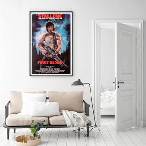First Blood Rambo 1982 US 1 Sheet Film Movie Poster, Drew Struzan