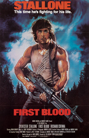 First Blood Rambo 1982 US 1 Sheet Film Movie Poster, Drew Struzan
