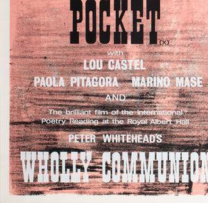Fists in the Pocket 1966 Academy Cinema UK Quad Film Poster, Strausfeld - detail