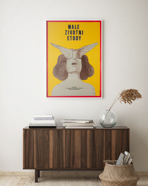 Five Easy Pieces 1973 Czech A1 Film Movie Poster, Machalek