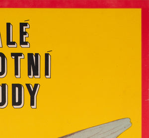 Five Easy Pieces 1973 Czech A1 Film Movie Poster, Machalek - detail