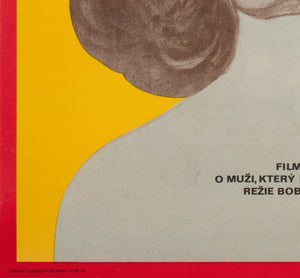 Five Easy Pieces 1973 Czech A1 Film Movie Poster, Machalek - detail