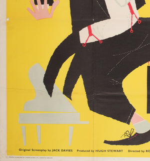 Follow a Star 1959 UK Quad Film Poster - detail