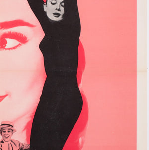 Funny Face 1957 US 1 Sheet Film Movie Poster, Pink - detail