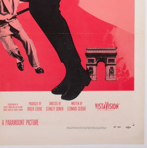 Funny Face 1957 US 1 Sheet Film Movie Poster, Pink - detail