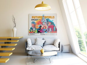 Futureworld 1976 UK Quad Film Movie Poster