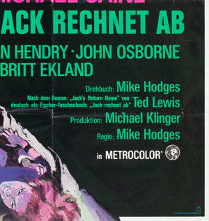 Get Carter 1971 German A0 Film Movie Poster, Putzu