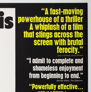 Get Carter 1971 UK Quad Quotes Style Film Poster - detail