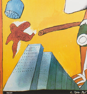 Ghostbusters 1988 Czech A1 Film Movie Poster, Pos - detail