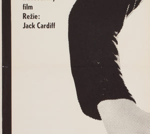 Girl on a Motorcycle 1968 Czech A1 Film Movie Poster, Stanislav Vajce - detail