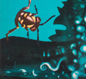 Godzilla vs Gigan 1977 Polish Film Poster, Romuald Socha - detail