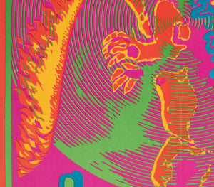 Godzilla vs Monster Zero 1971 Czech A1 Film Poster, Nemecek - detail