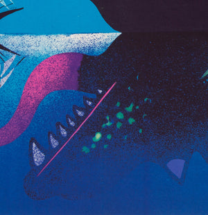 Godzilla vs the Sea Monster 1978 Polish A1 Film Poster, Wasilewski - detailed