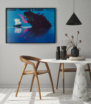 Godzilla vs the Sea Monster 1978 Polish A1 Film Poster, Wasilewski