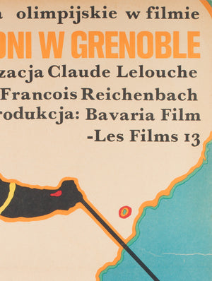 Grenoble 1968 Polish Film Poster - detail 4