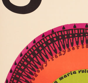 Gringo 1967 Polish A1 Film Poster, Flisak - detail