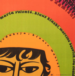 Gringo 1967 Polish A1 Film Poster, Flisak - detail