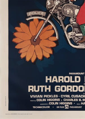 Harold & Maude 1974 Italian 4 Foglio Film Movie Poster - detail