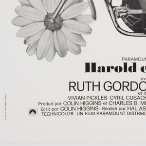 Harold & Maude 1972 French Petite Film Poster - detailHarold & Maude 1972 French Petite Film Movie Poster - detail