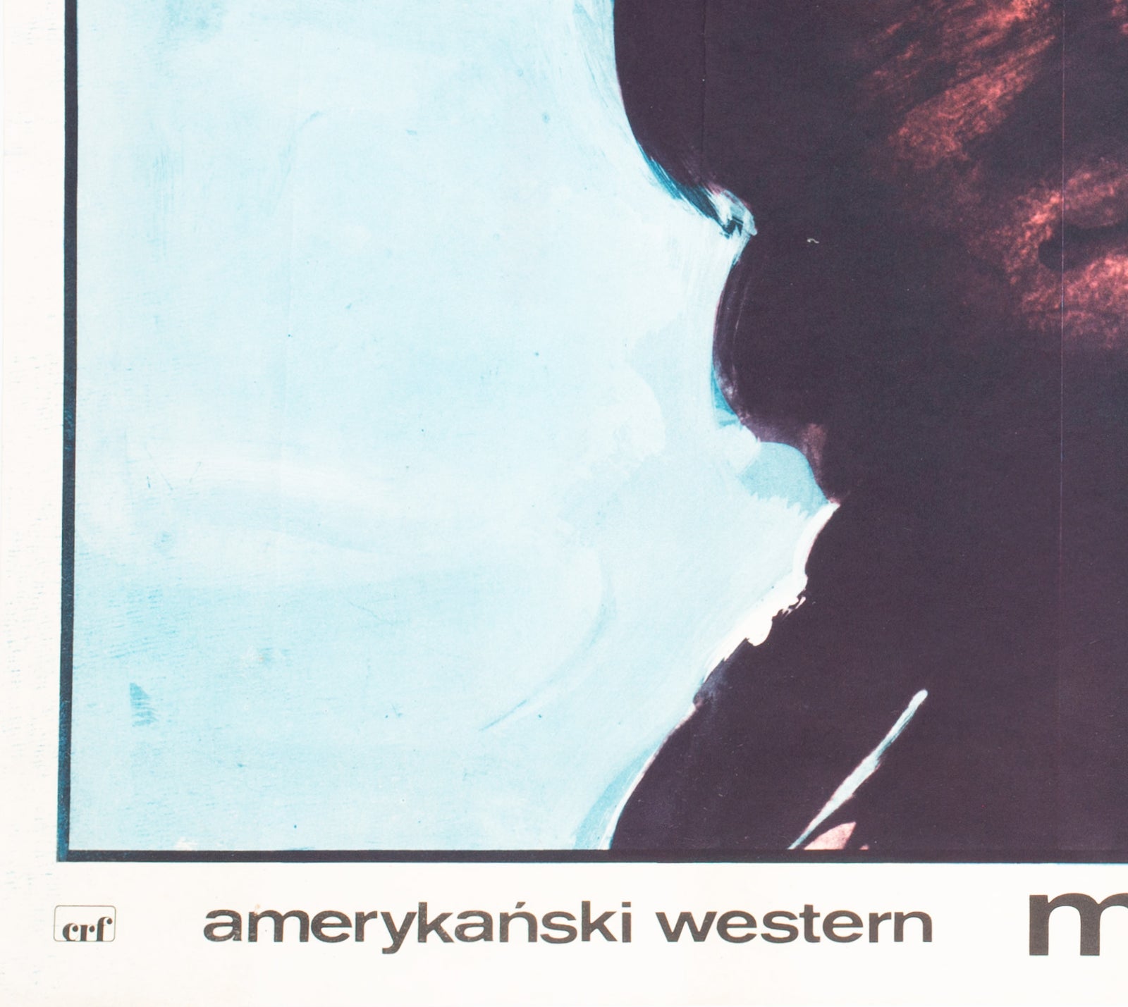 High Plains Drifter 1975 Polish Film Poster, Freudenreich - detail