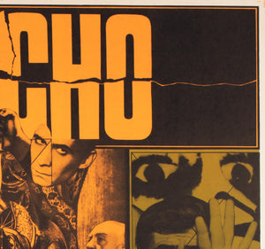 Psycho 1970 Czech A1 Film Movie Poster, Ziegler - detail