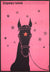 Horse of the Steppe 1979 Polish B1 Film Mive Poster, Flisak, Pink
