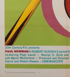 Original R1964 The Hustler US 1 Sheet film movie poster