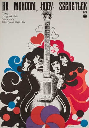 Quando Dico che ti Amo / If I Say I Love You 1968 Hungarian Film Poster