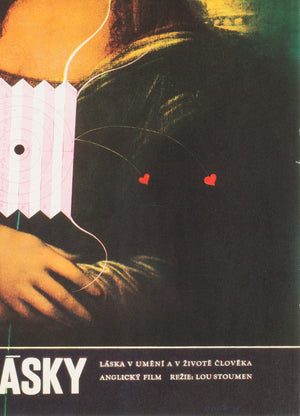 The Naked Eye 1966 Czech A3 Film Movie Poster - detail 1