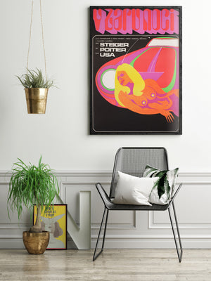 In the Heat of the Night 1970 Czech A1 Film Poster, Kaplan