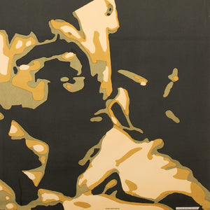 Indiana Jones and the Temple of Doom 1985 Polish B1 Film Poster, Jaeschke - detail