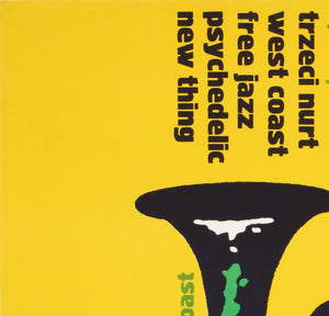 Jazz Jamboree 1968 Polish Music Festival Poster, Bronislaw Zelek - detail
