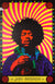 Jimi Hendrix 1968 Blacklight Vintage Original Poster