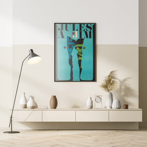 Jules and Jim 1967 Czech A1 Film Poster, Vaca