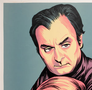 Just Before Nightfall 1973 Academy Cinema UK Quad Film Poster, Strausfeld - detail