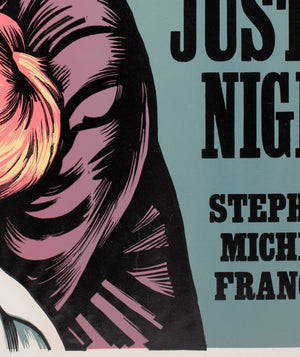 Just Before Nightfall 1973 Academy Cinema UK Quad Film Poster, Strausfeld - detail