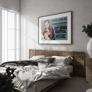 Just Before Nightfall 1973 Academy Cinema UK Quad Film Poster, Strausfeld