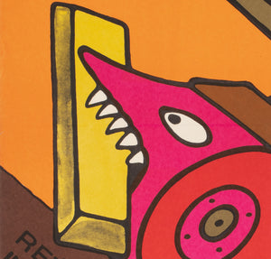 Kelly's Heroes 1970 Polish A1 Film Movie Poster, Flisak - detail