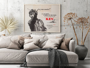 Kes 1969 1st Release UK Quad Film Movie Poster