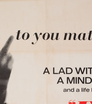 Kes 1969 1st Release UK Quad Film Movie Poster - detail